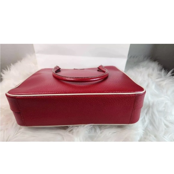 Prada Red Leather Tote Authentic - Picture 6 of 13